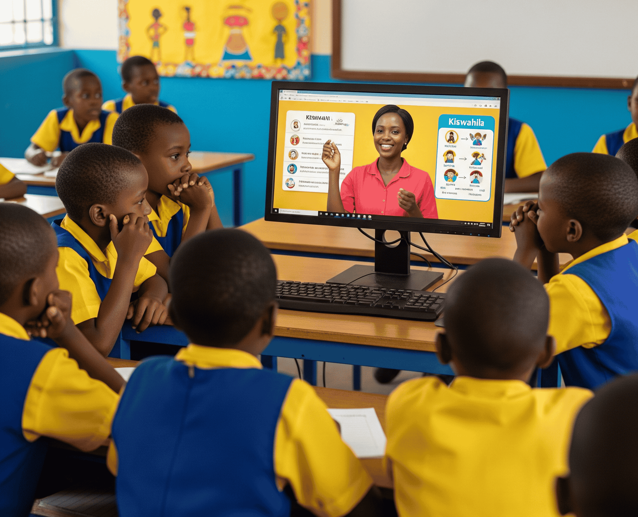 Students learning